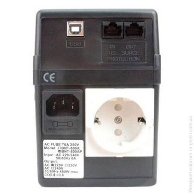 Источник бесперебойного питания (ИБП) Powercom BNT-800AP USB
