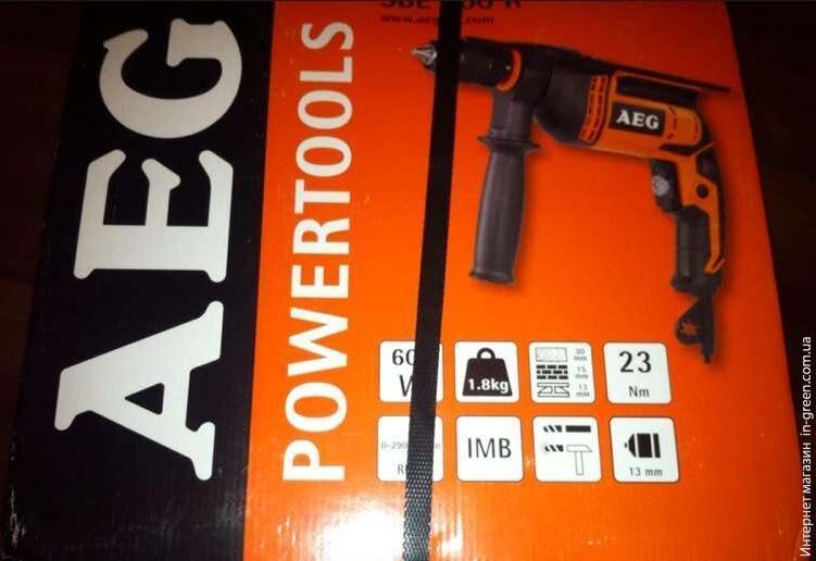 дриль AEG SBE600R