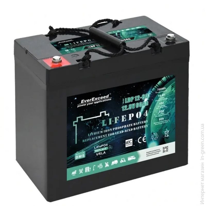 Аккумулятор LiFePO4 EverExceed LDP 12-60