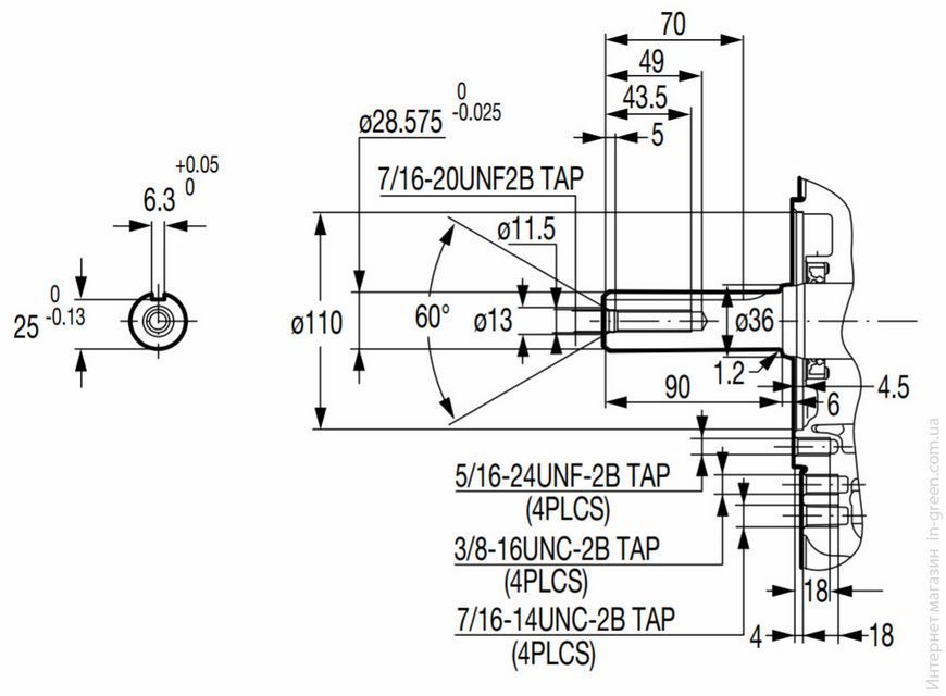 Двигун HONDA GX690RH TX F4 OH