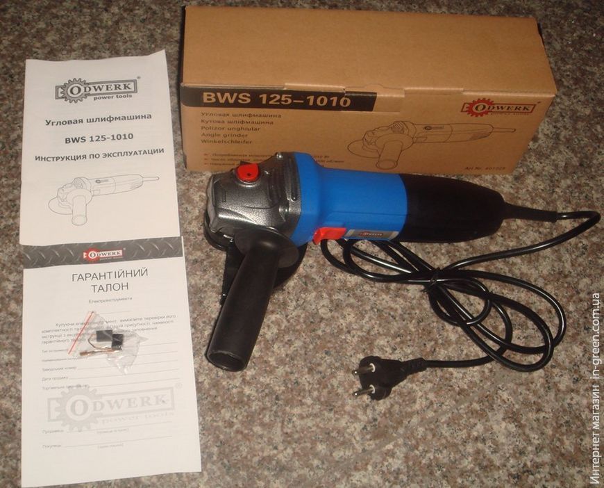 Угловая шлифмашина ODWERK BWS 125-1010