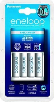 Зарядний пристрій Panasonic Basic Charger + Eneloop 4AA 1900 mAh New