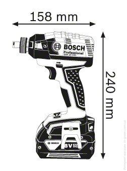 Гайковерт Bosch GDX 18 V-EC