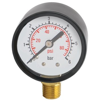 Манометр радиальный 0-10 бар 50мм
