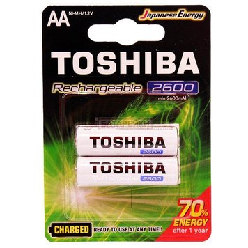 Акумулятор TOSHIBA TNH-6GAE (AA 2600mAh x 2 pcs)
