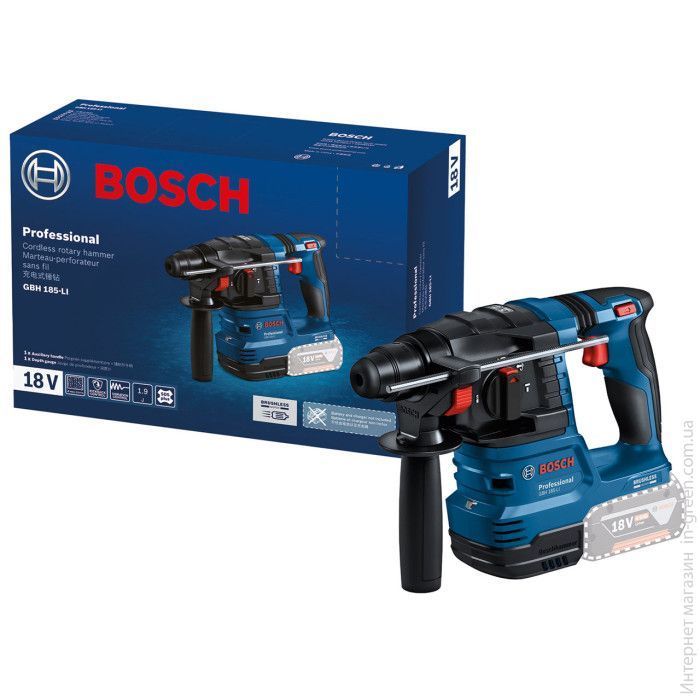 Аккумуляторный перфоратор Bosch GBH 185-LI SDS-Plus (0611924020) без АКБ и ЗУ