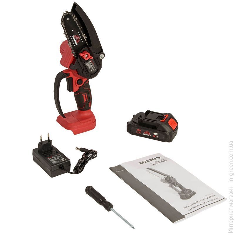 Пилка ланцюгова акумуляторна Vitals AKZ 1810-1n Kit