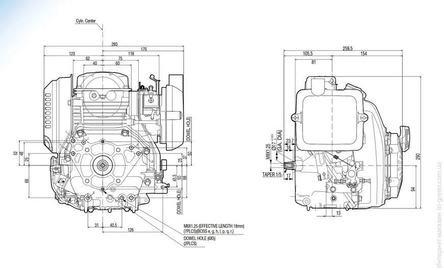 Двигатель бензиновый Honda GXR 120 RT KR EU OH
